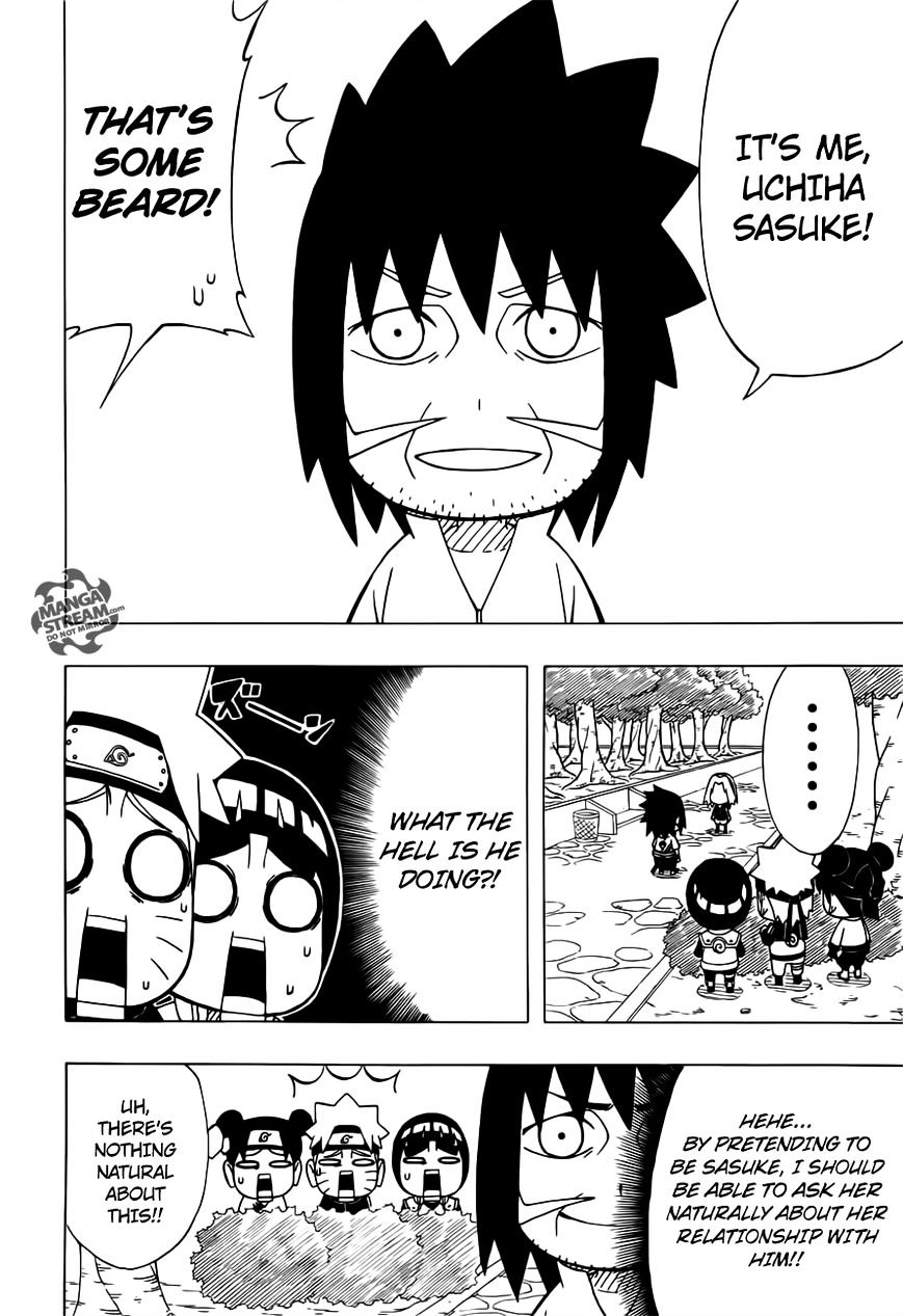 Rock Lee no Seishun Full-Power Ninden Chapter 25 page 11 - Chapter 25: My Dear, Beloved Sasuke-Kun