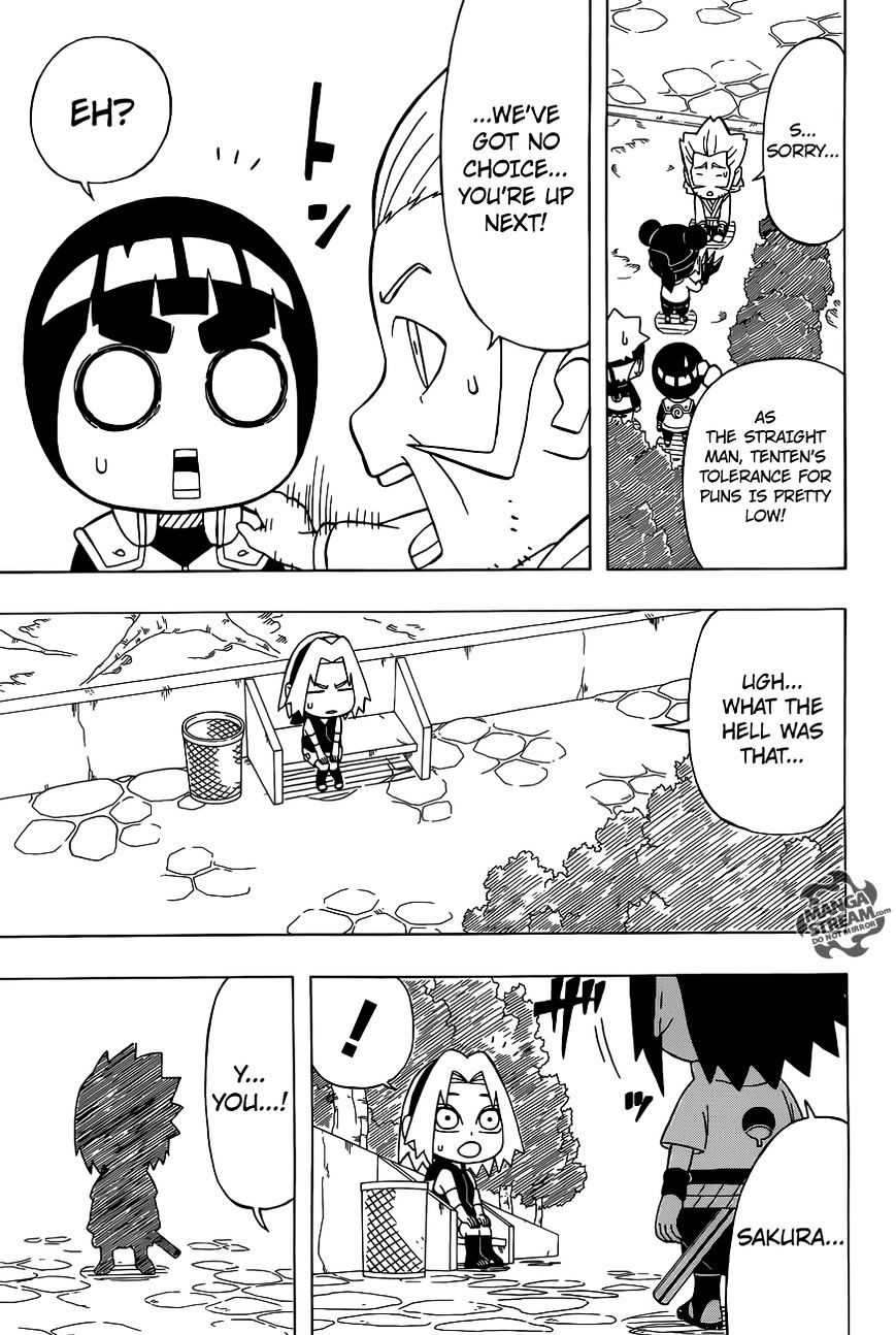 Rock Lee no Seishun Full-Power Ninden Chapter 25 page 14 - Chapter 25: My Dear, Beloved Sasuke-Kun