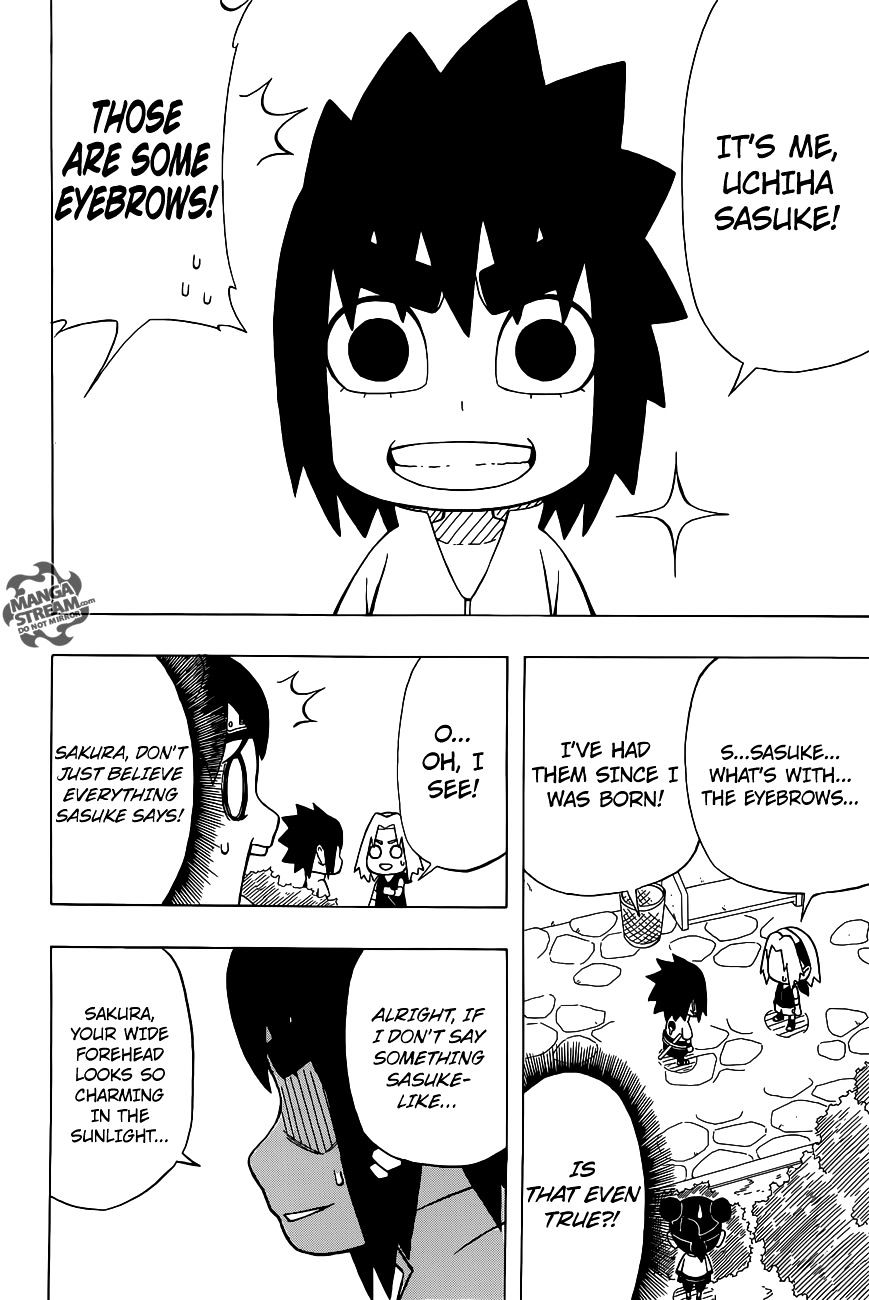 Rock Lee no Seishun Full-Power Ninden Chapter 25 page 15 - Chapter 25: My Dear, Beloved Sasuke-Kun