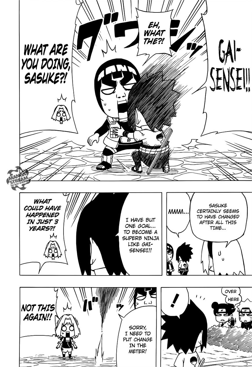 Rock Lee no Seishun Full-Power Ninden Chapter 25 page 17 - Chapter 25: My Dear, Beloved Sasuke-Kun