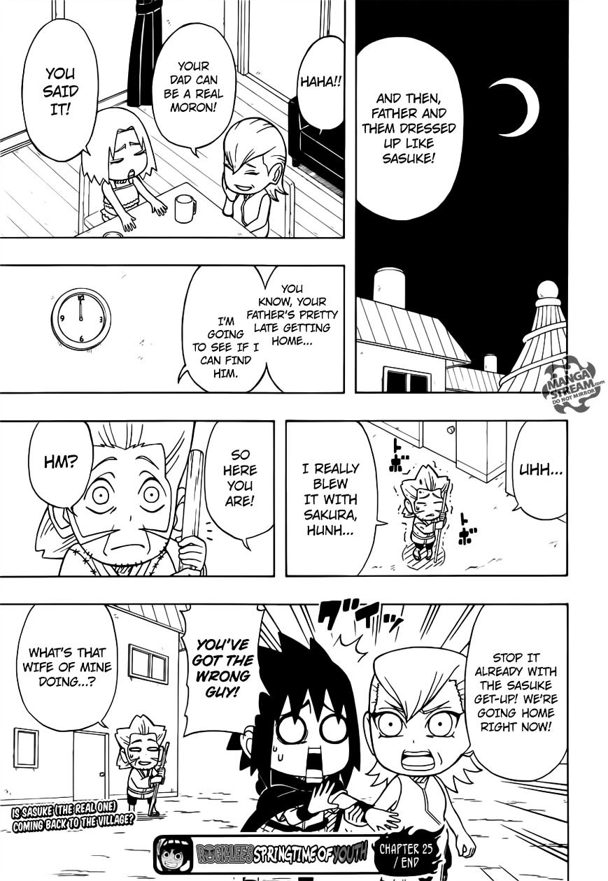 Rock Lee no Seishun Full-Power Ninden Chapter 25 page 31 - Chapter 25: My Dear, Beloved Sasuke-Kun
