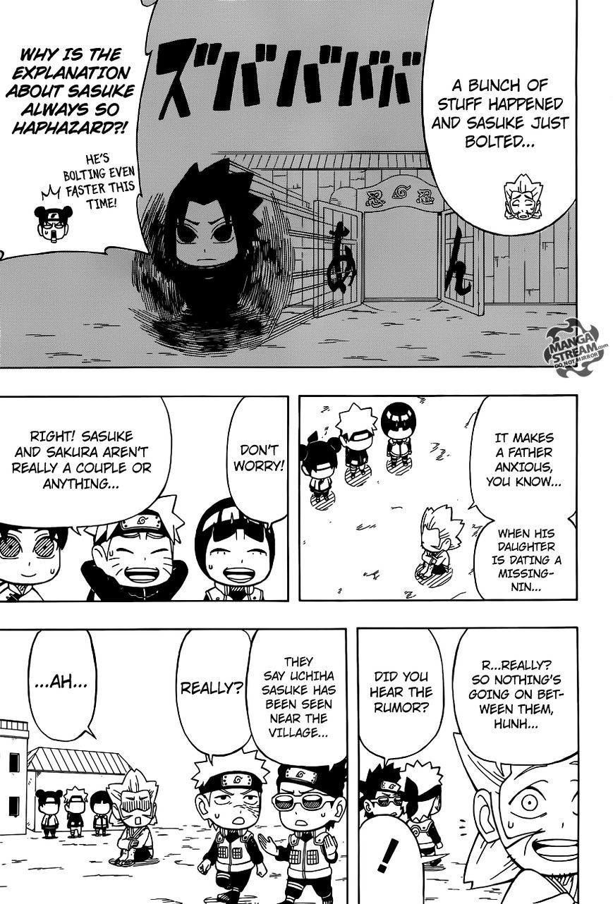 Rock Lee no Seishun Full-Power Ninden Chapter 25 page 8 - Chapter 25: My Dear, Beloved Sasuke-Kun