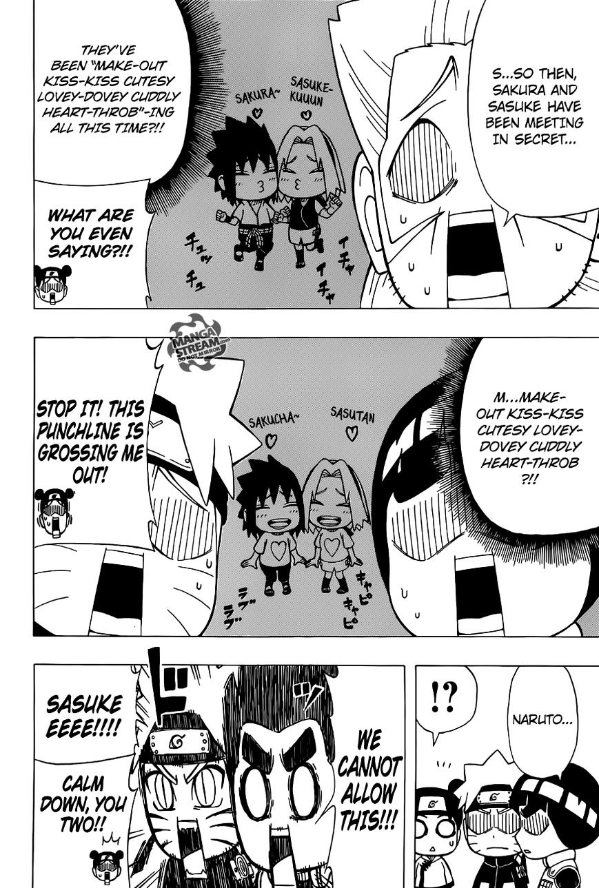 Rock Lee no Seishun Full-Power Ninden Chapter 25 page 9 - Chapter 25: My Dear, Beloved Sasuke-Kun