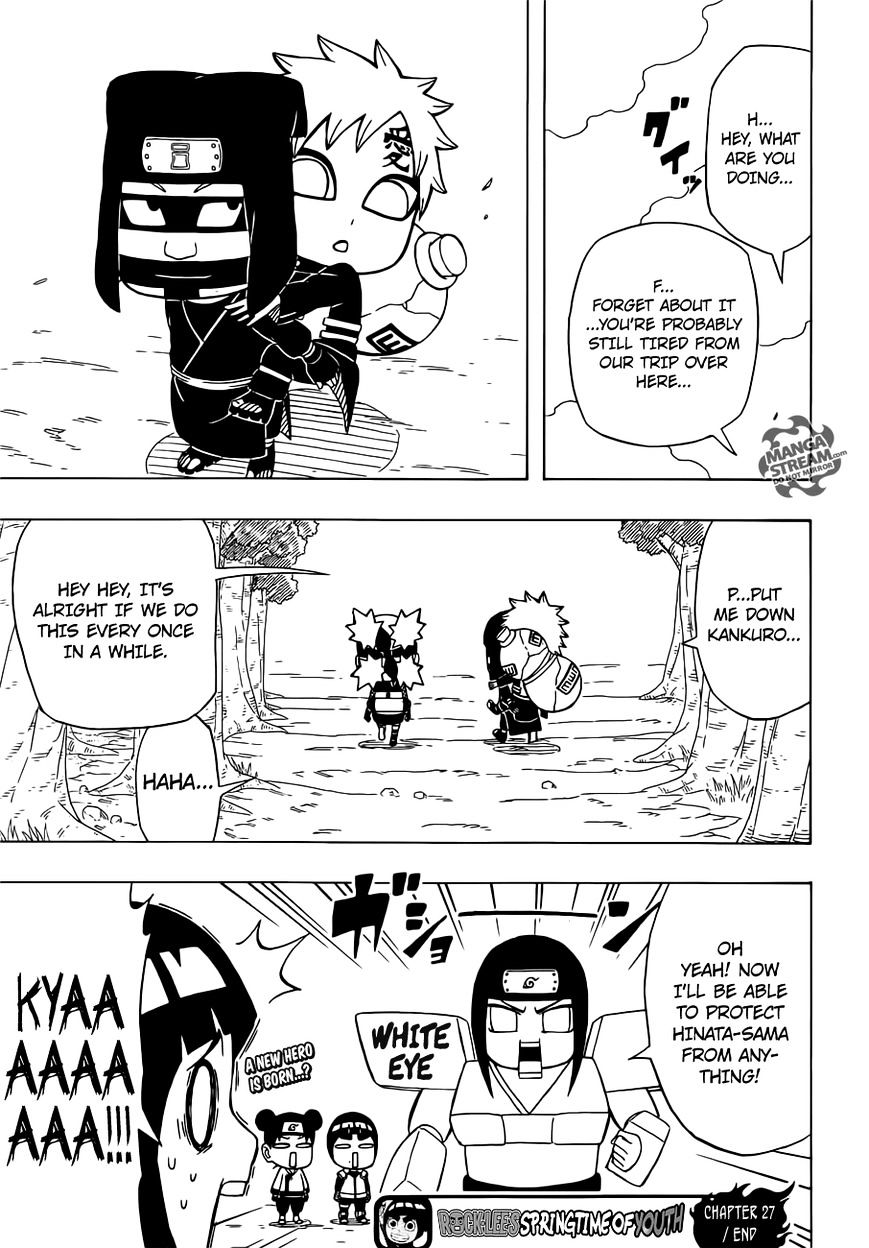 Rock Lee no Seishun Full-Power Ninden Chapter 26 page 27 - Chapter 26: Kankuro The Puppeteer