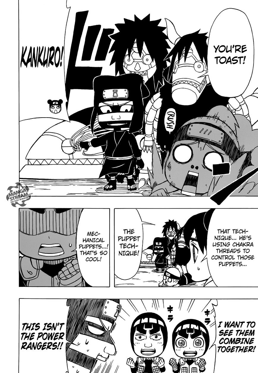 Rock Lee no Seishun Full-Power Ninden Chapter 26 page 5 - Chapter 26: Kankuro The Puppeteer