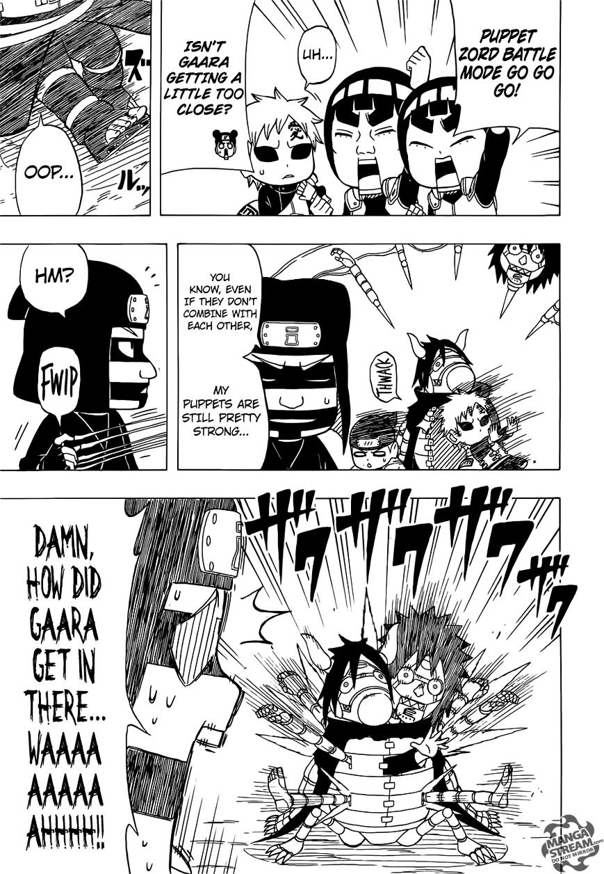Rock Lee no Seishun Full-Power Ninden Chapter 26 page 6 - Chapter 26: Kankuro The Puppeteer