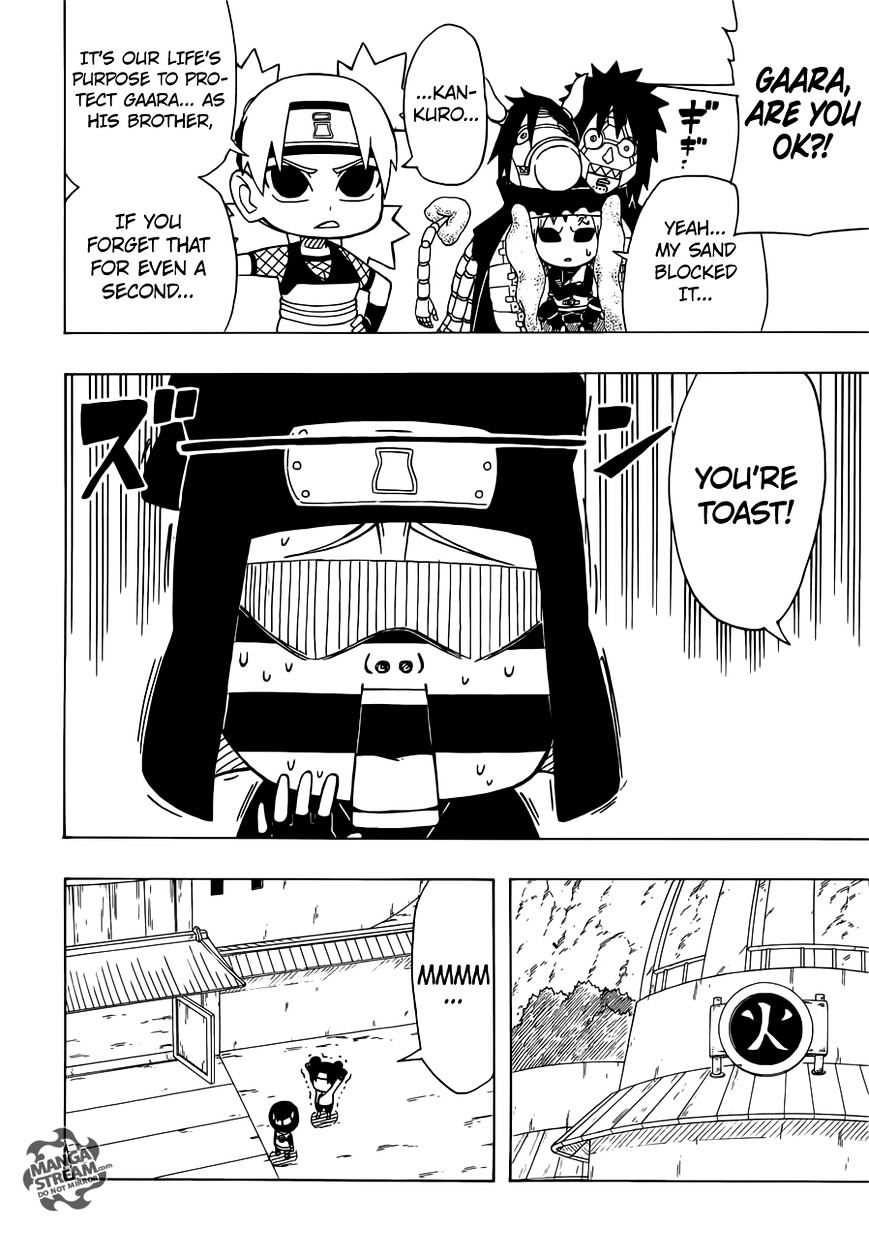 Rock Lee no Seishun Full-Power Ninden Chapter 26 page 7 - Chapter 26: Kankuro The Puppeteer