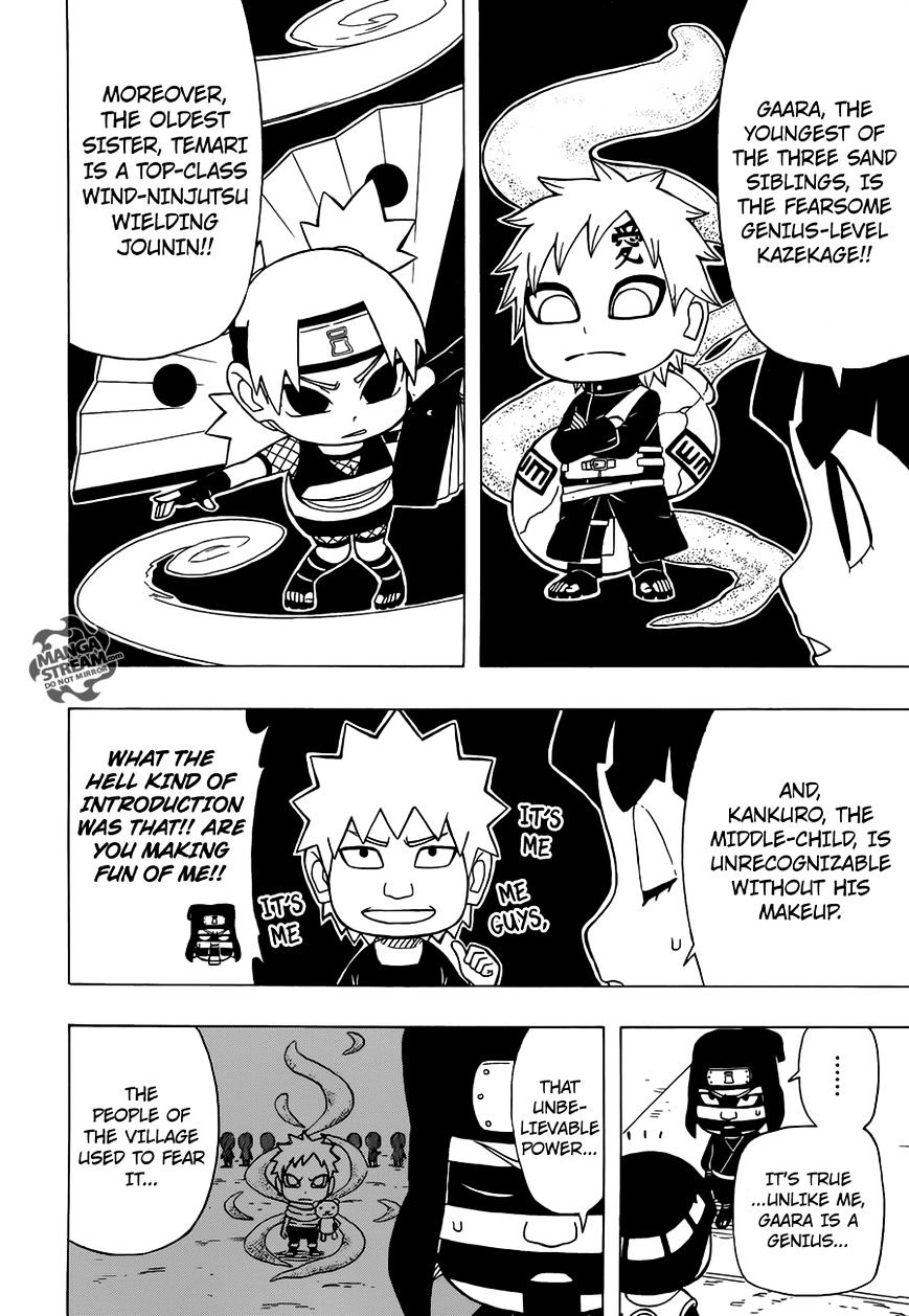 Rock Lee no Seishun Full-Power Ninden Chapter 26 page 9 - Chapter 26: Kankuro The Puppeteer