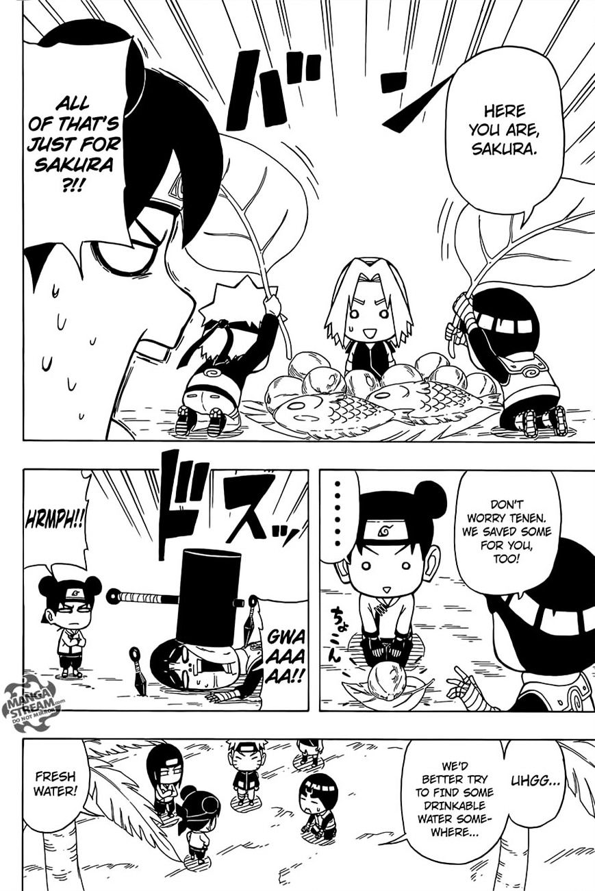 Rock Lee no Seishun Full-Power Ninden Chapter 28 page 10 - Chapter 28: Paradise In The South Seas!