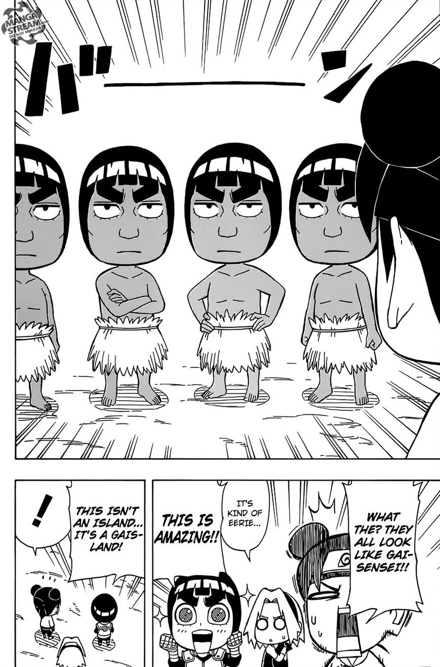Rock Lee no Seishun Full-Power Ninden Chapter 28 page 16 - Chapter 28: Paradise In The South Seas!