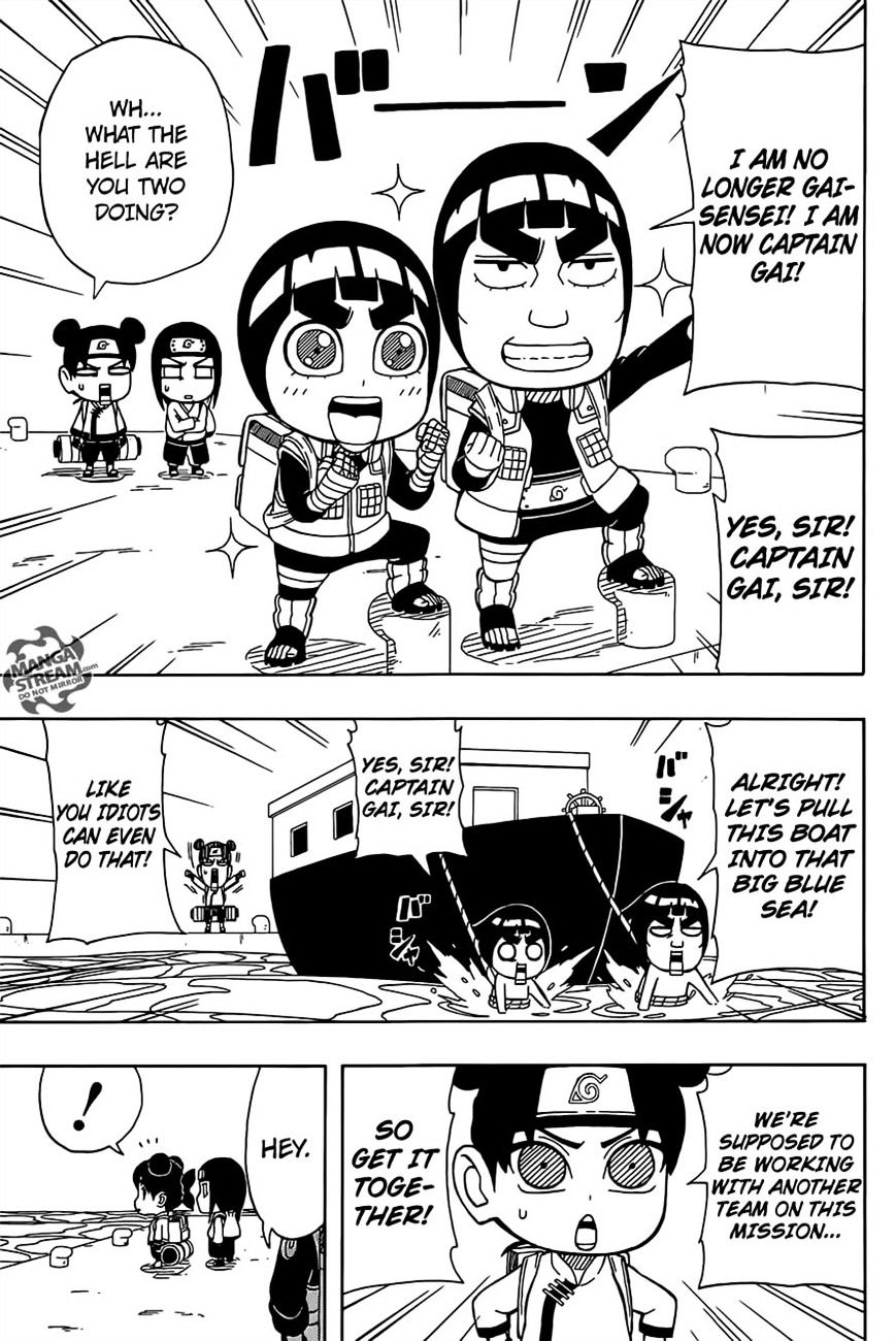 Rock Lee no Seishun Full-Power Ninden Chapter 28 page 3 - Chapter 28: Paradise In The South Seas!