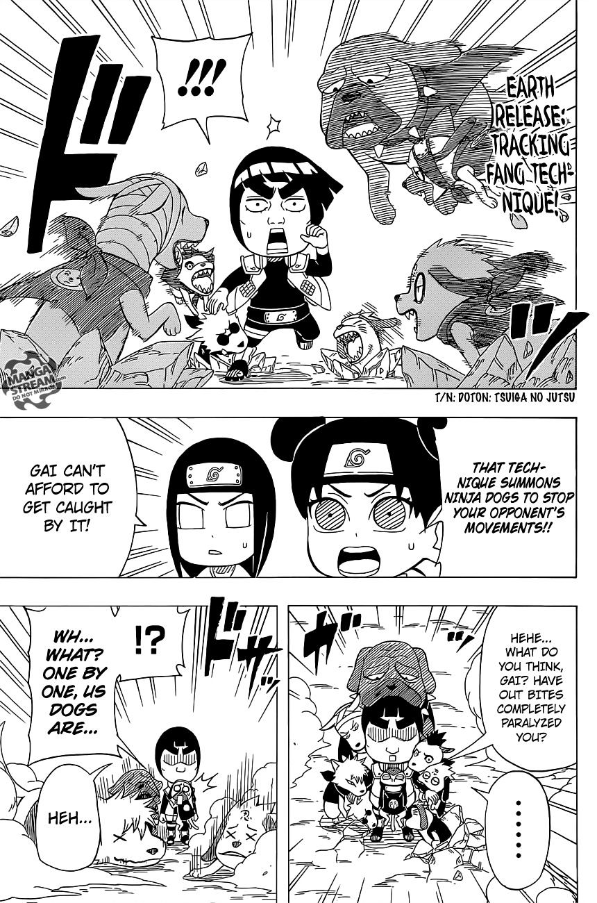 Rock Lee no Seishun Full-Power Ninden Chapter 29 page 12 - Chapter 29: Might Guy Versus Hatake Kakashi