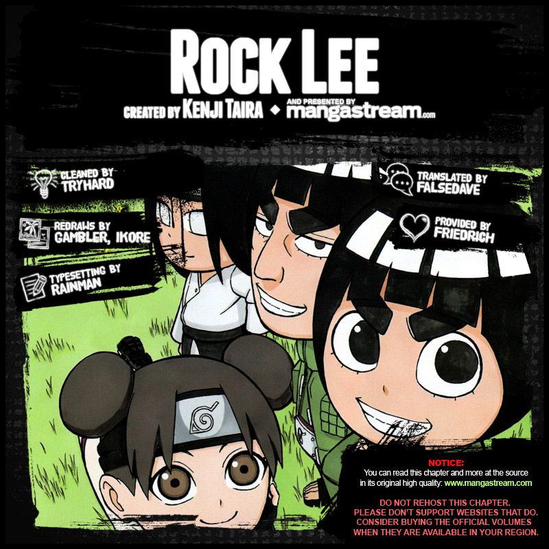 Rock Lee no Seishun Full-Power Ninden Chapter 29 page 2 - Chapter 29: Might Guy Versus Hatake Kakashi