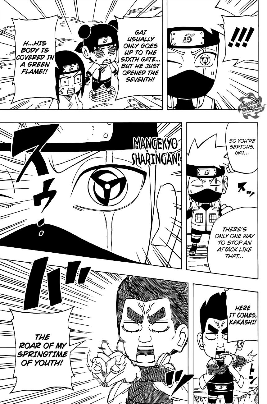 Rock Lee no Seishun Full-Power Ninden Chapter 29 page 20 - Chapter 29: Might Guy Versus Hatake Kakashi
