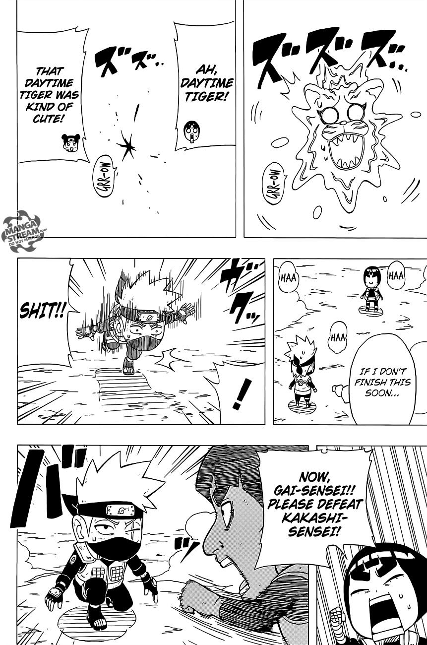 Rock Lee no Seishun Full-Power Ninden Chapter 29 page 23 - Chapter 29: Might Guy Versus Hatake Kakashi