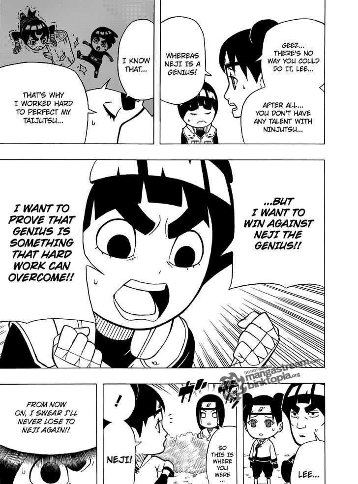 Rock Lee no Seishun Full-Power Ninden Chapter 3 page 10 - Chapter 3: Rock Lee Vs. Huuga Neji