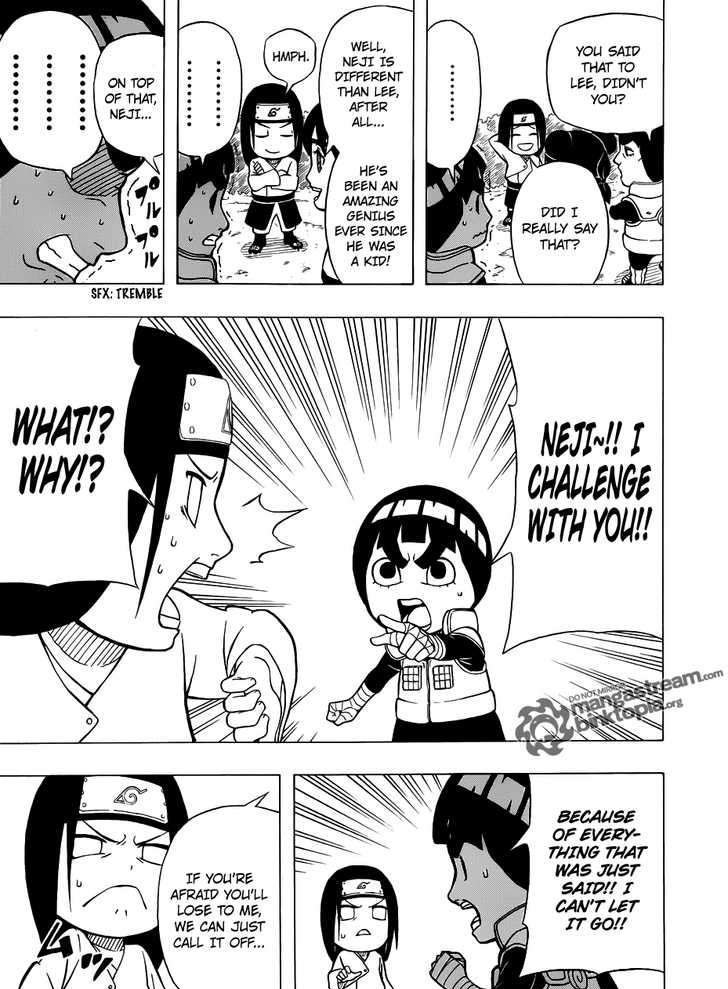 Rock Lee no Seishun Full-Power Ninden Chapter 3 page 12 - Chapter 3: Rock Lee Vs. Huuga Neji