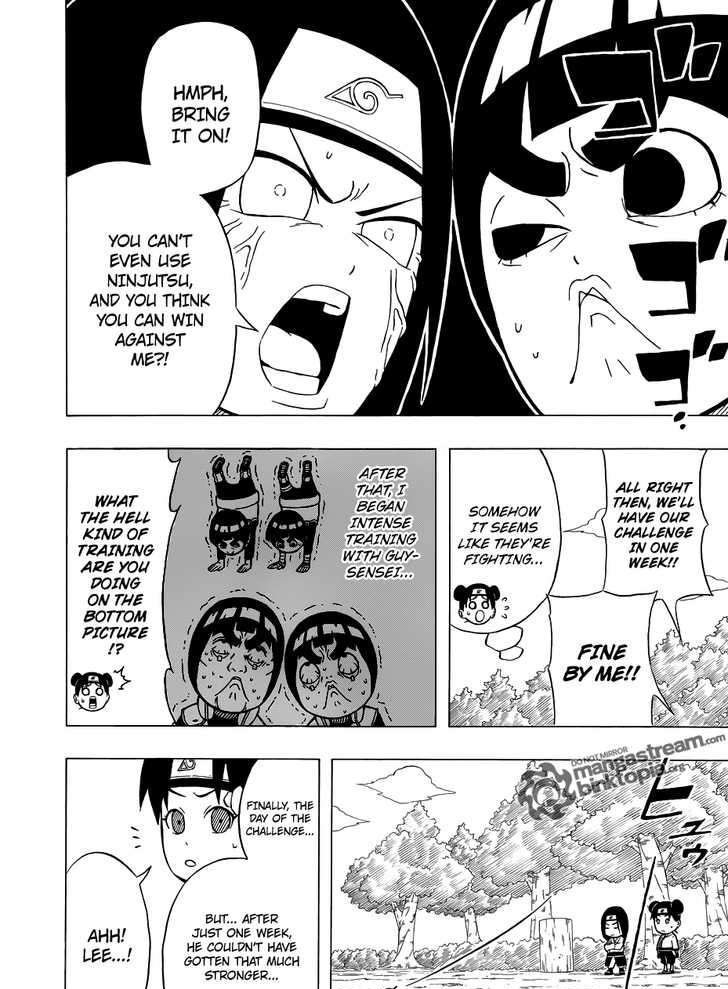 Rock Lee no Seishun Full-Power Ninden Chapter 3 page 13 - Chapter 3: Rock Lee Vs. Huuga Neji