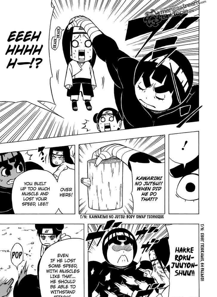Rock Lee no Seishun Full-Power Ninden Chapter 3 page 16 - Chapter 3: Rock Lee Vs. Huuga Neji
