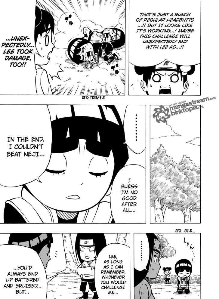 Rock Lee no Seishun Full-Power Ninden Chapter 3 page 20 - Chapter 3: Rock Lee Vs. Huuga Neji