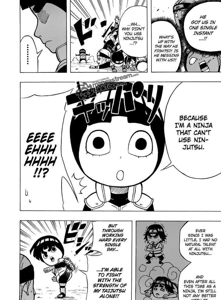 Rock Lee no Seishun Full-Power Ninden Chapter 3 page 5 - Chapter 3: Rock Lee Vs. Huuga Neji