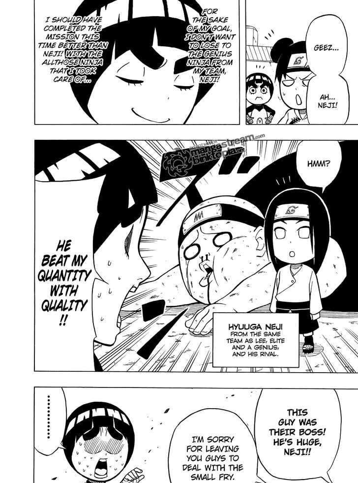 Rock Lee no Seishun Full-Power Ninden Chapter 3 page 7 - Chapter 3: Rock Lee Vs. Huuga Neji