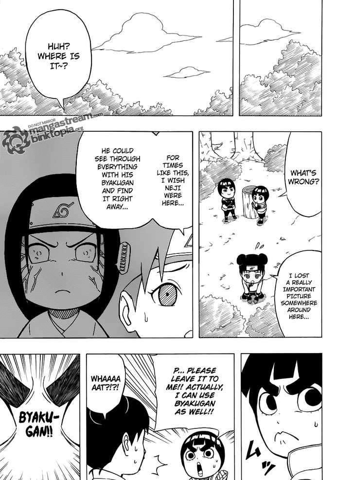 Rock Lee no Seishun Full-Power Ninden Chapter 3 page 8 - Chapter 3: Rock Lee Vs. Huuga Neji