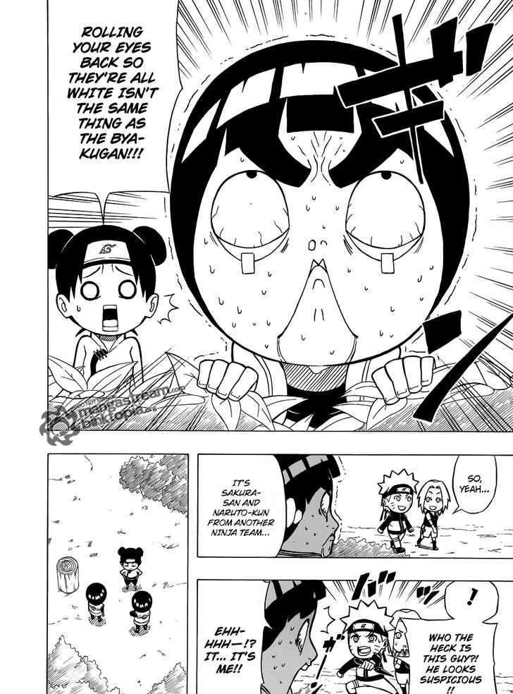 Rock Lee no Seishun Full-Power Ninden Chapter 3 page 9 - Chapter 3: Rock Lee Vs. Huuga Neji