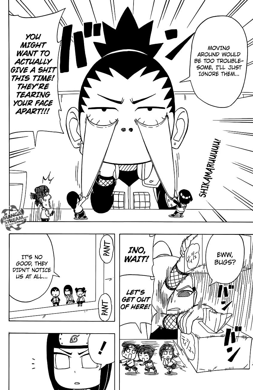 Rock Lee no Seishun Full-Power Ninden Chapter 30 page 11 - Chapter 30: Honey, I Shrunk Rock Lee!