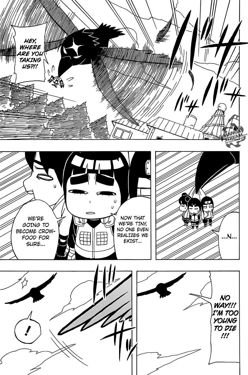 Rock Lee no Seishun Full-Power Ninden Chapter 30 page 22 - Chapter 30: Honey, I Shrunk Rock Lee!
