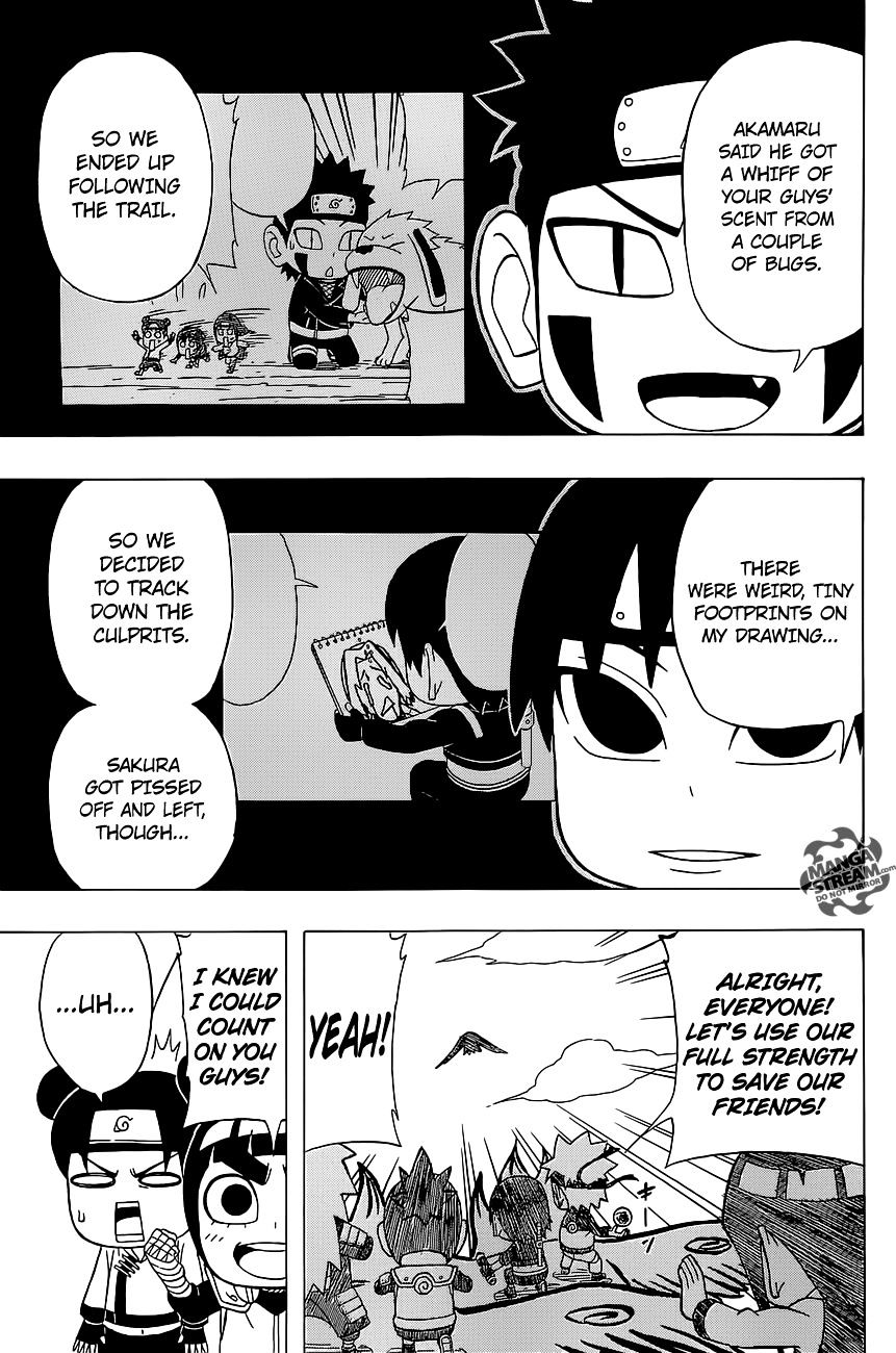 Rock Lee no Seishun Full-Power Ninden Chapter 30 page 24 - Chapter 30: Honey, I Shrunk Rock Lee!