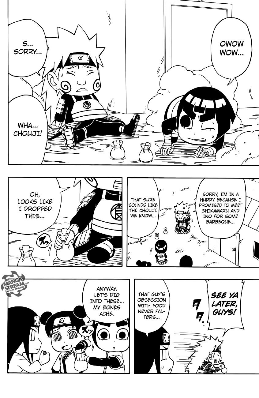 Rock Lee no Seishun Full-Power Ninden Chapter 30 page 3 - Chapter 30: Honey, I Shrunk Rock Lee!