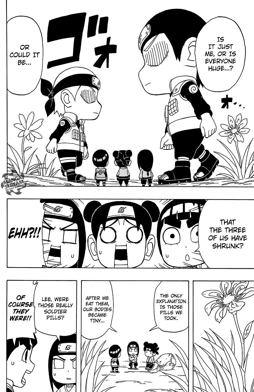 Rock Lee no Seishun Full-Power Ninden Chapter 30 page 5 - Chapter 30: Honey, I Shrunk Rock Lee!