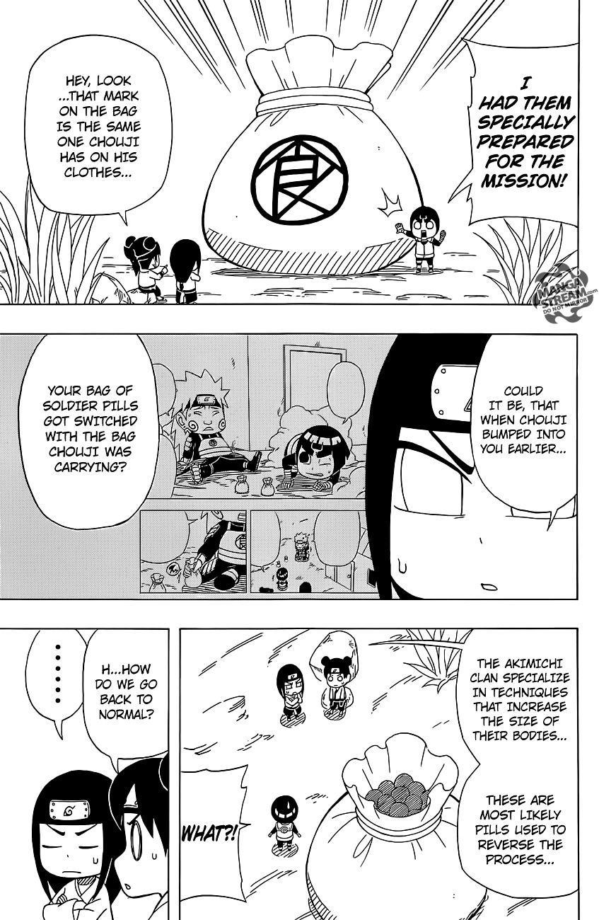 Rock Lee no Seishun Full-Power Ninden Chapter 30 page 6 - Chapter 30: Honey, I Shrunk Rock Lee!