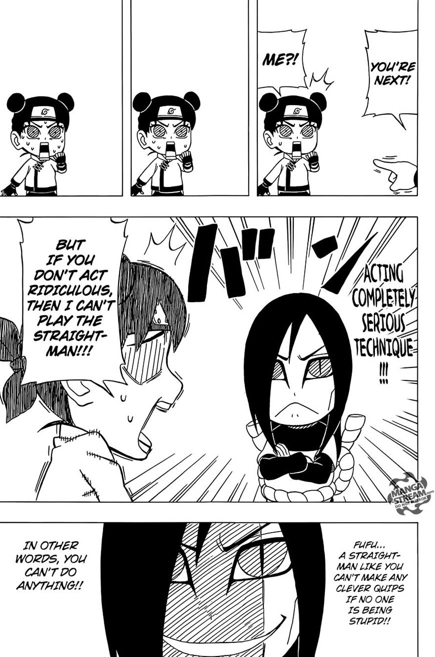 Rock Lee no Seishun Full-Power Ninden Chapter 31 page 10 - Chapter 31: Orochimaru's Ambition