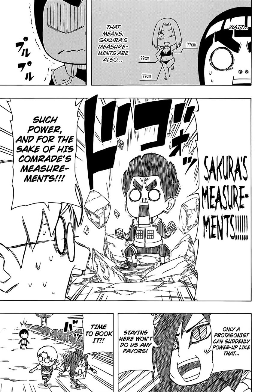 Rock Lee no Seishun Full-Power Ninden Chapter 31 page 14 - Chapter 31: Orochimaru's Ambition