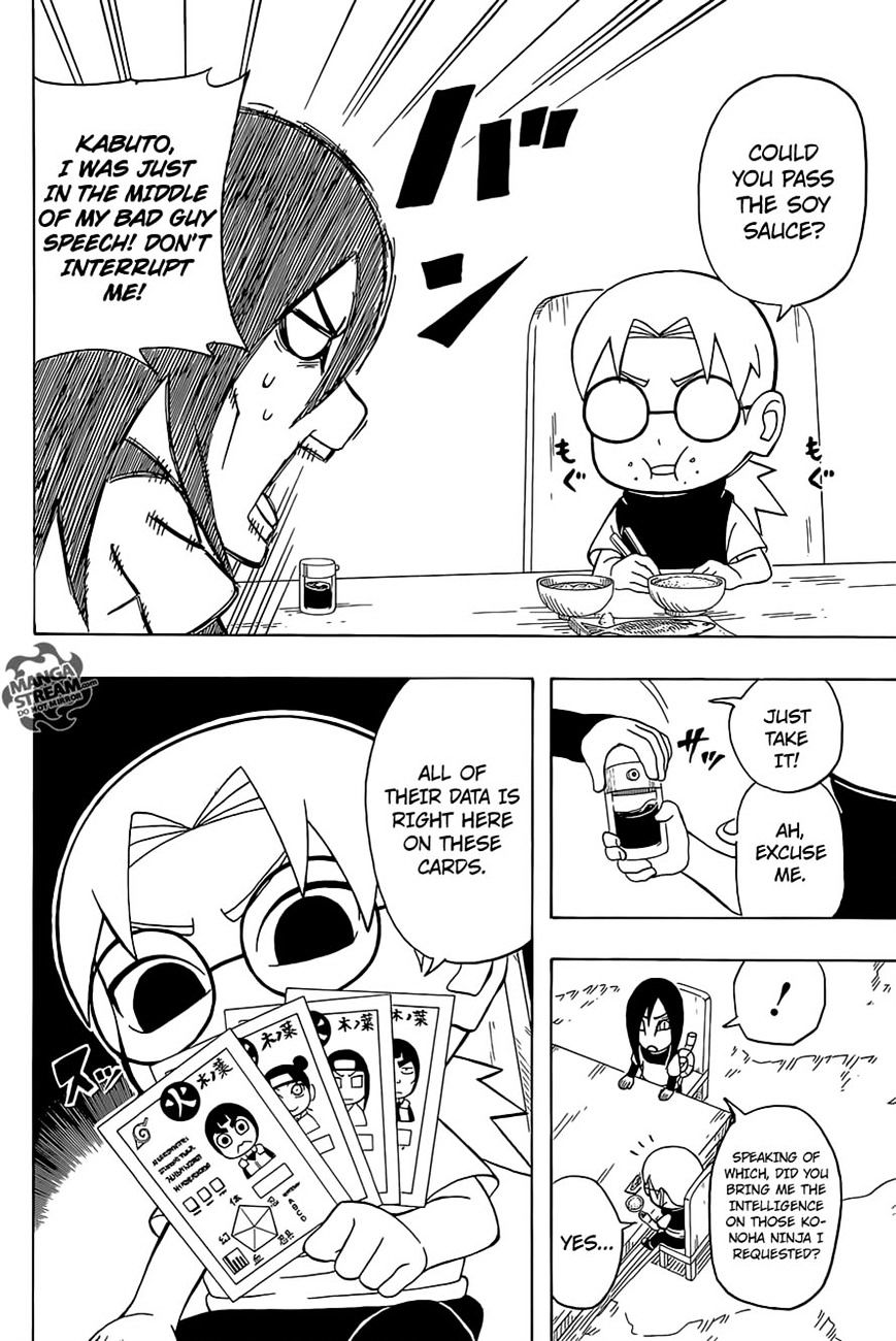 Rock Lee no Seishun Full-Power Ninden Chapter 31 page 3 - Chapter 31: Orochimaru's Ambition