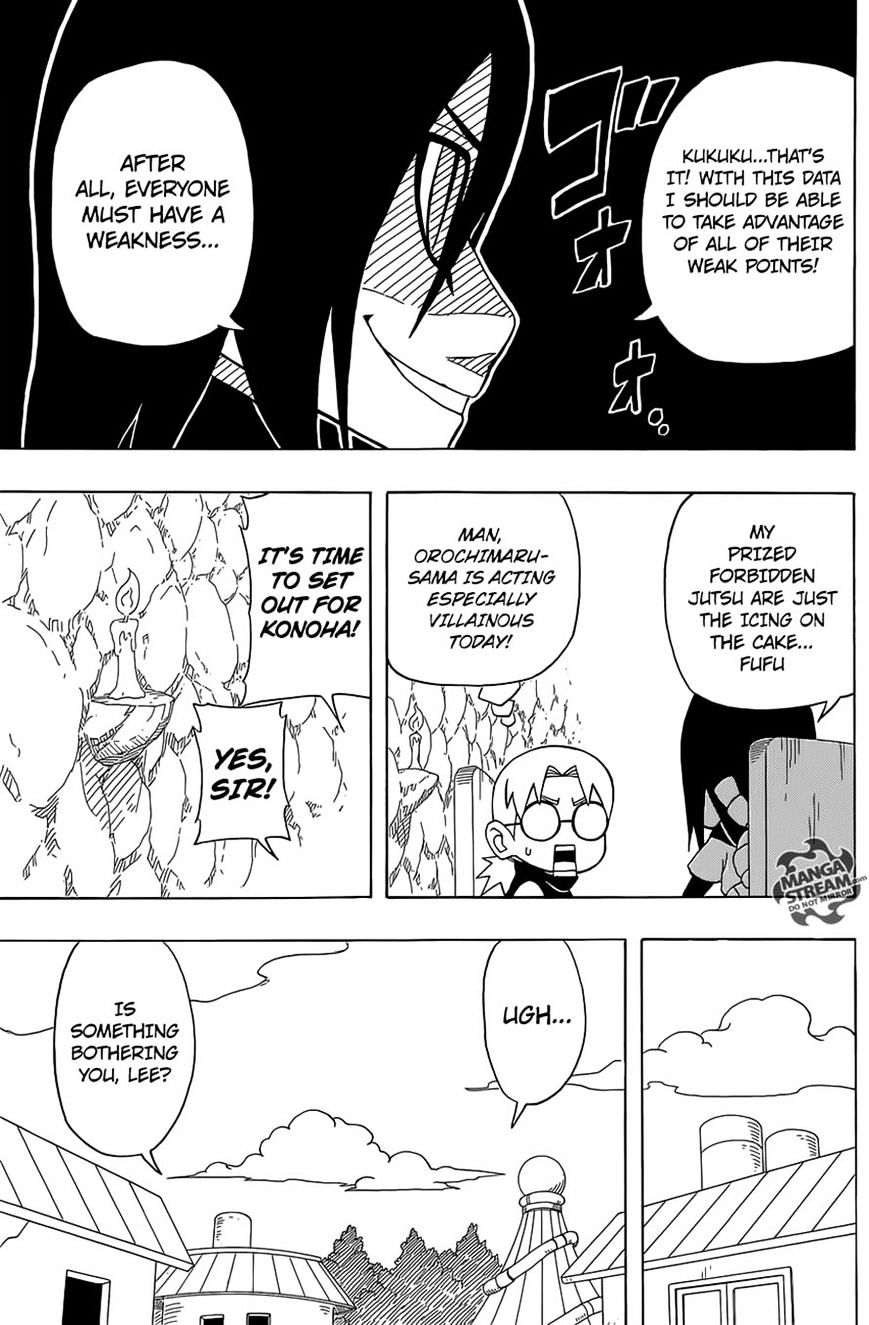 Rock Lee no Seishun Full-Power Ninden Chapter 31 page 4 - Chapter 31: Orochimaru's Ambition