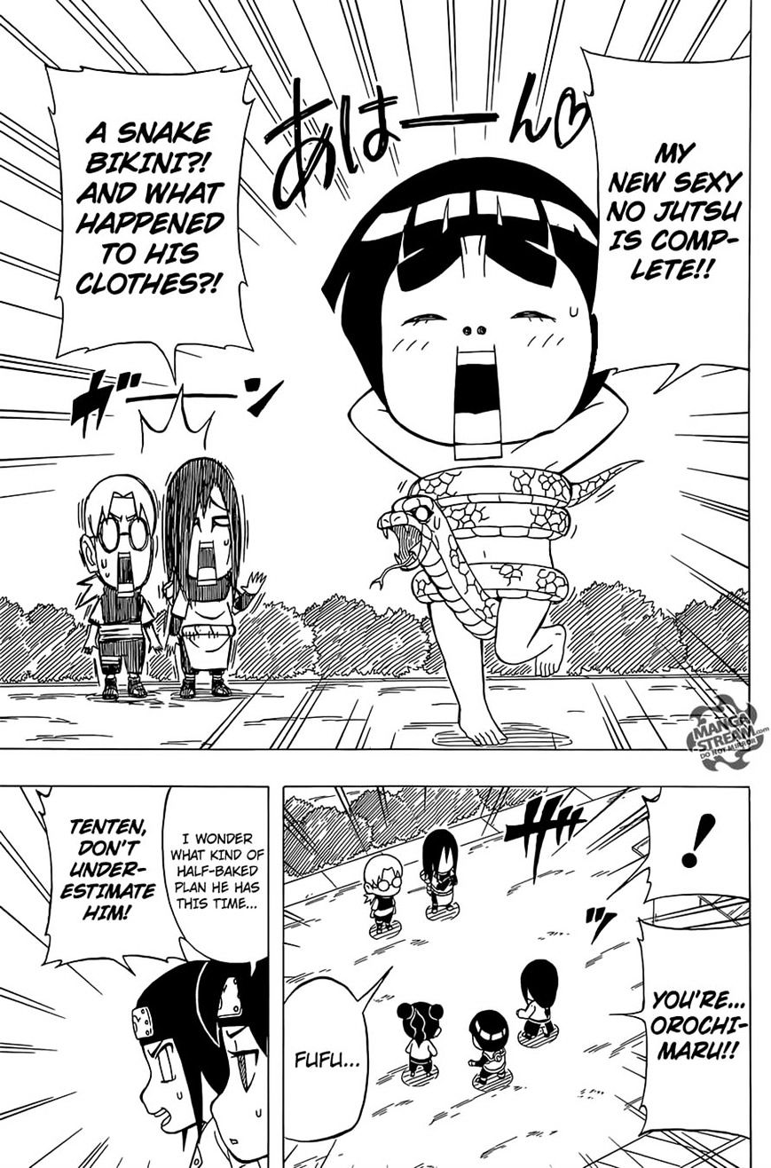 Rock Lee no Seishun Full-Power Ninden Chapter 31 page 6 - Chapter 31: Orochimaru's Ambition
