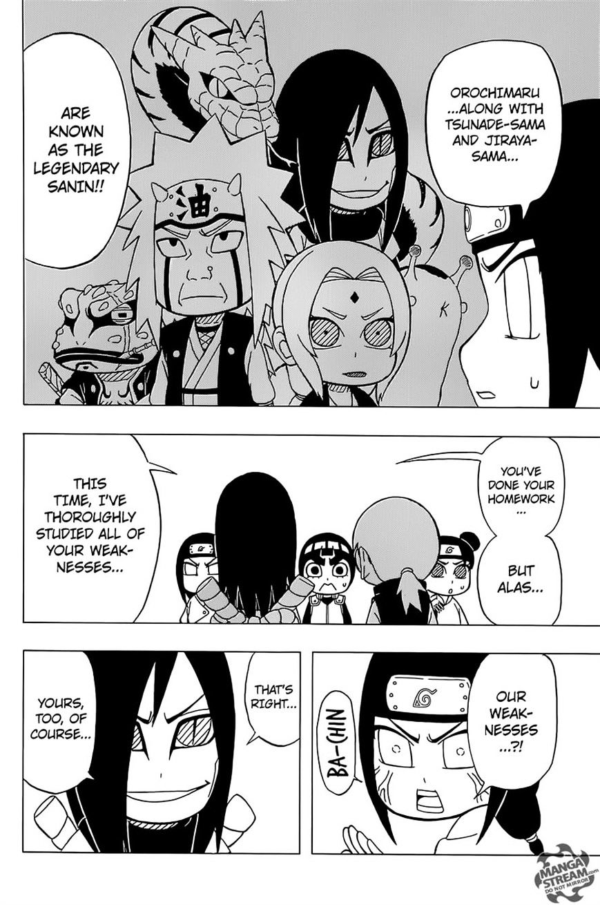 Rock Lee no Seishun Full-Power Ninden Chapter 31 page 7 - Chapter 31: Orochimaru's Ambition