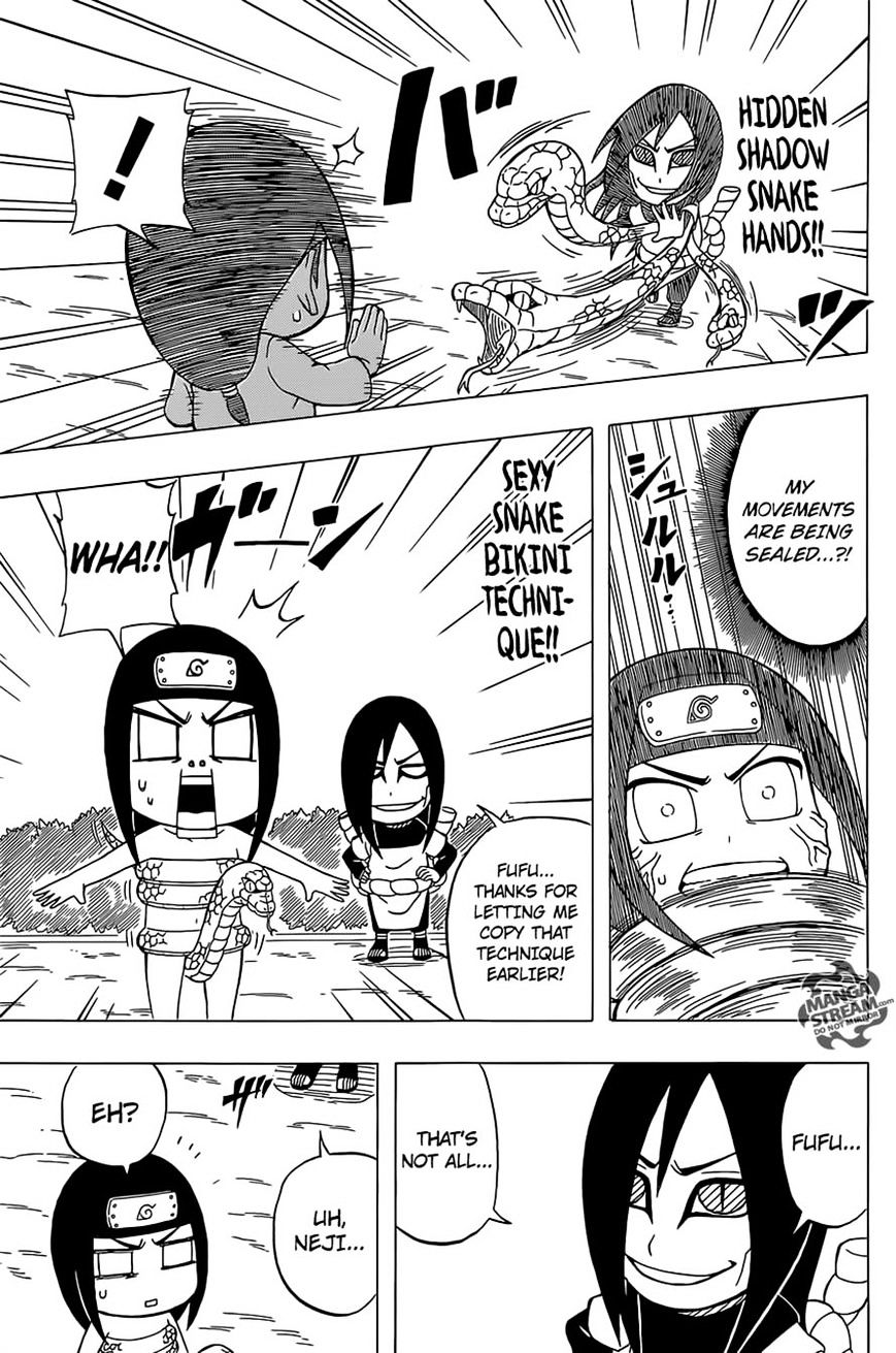 Rock Lee no Seishun Full-Power Ninden Chapter 31 page 8 - Chapter 31: Orochimaru's Ambition