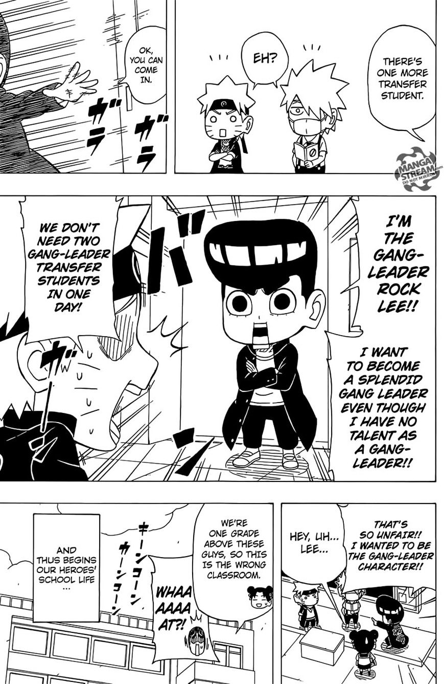 Rock Lee no Seishun Full-Power Ninden Chapter 32 page 6 - Chapter 32: Konoha Academy