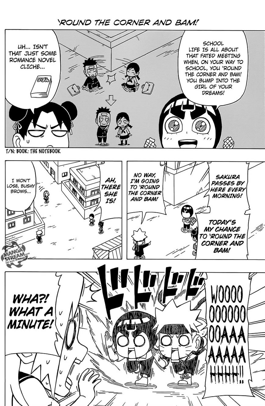 Rock Lee no Seishun Full-Power Ninden Chapter 32 page 7 - Chapter 32: Konoha Academy