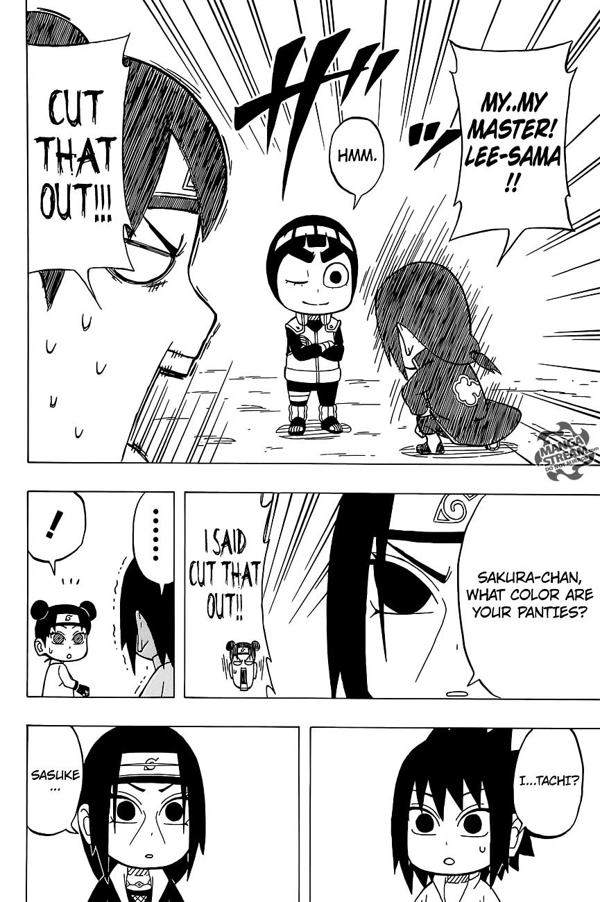 Rock Lee no Seishun Full-Power Ninden Chapter 33 page 11 - Chapter 33: Sasuke and Itachi