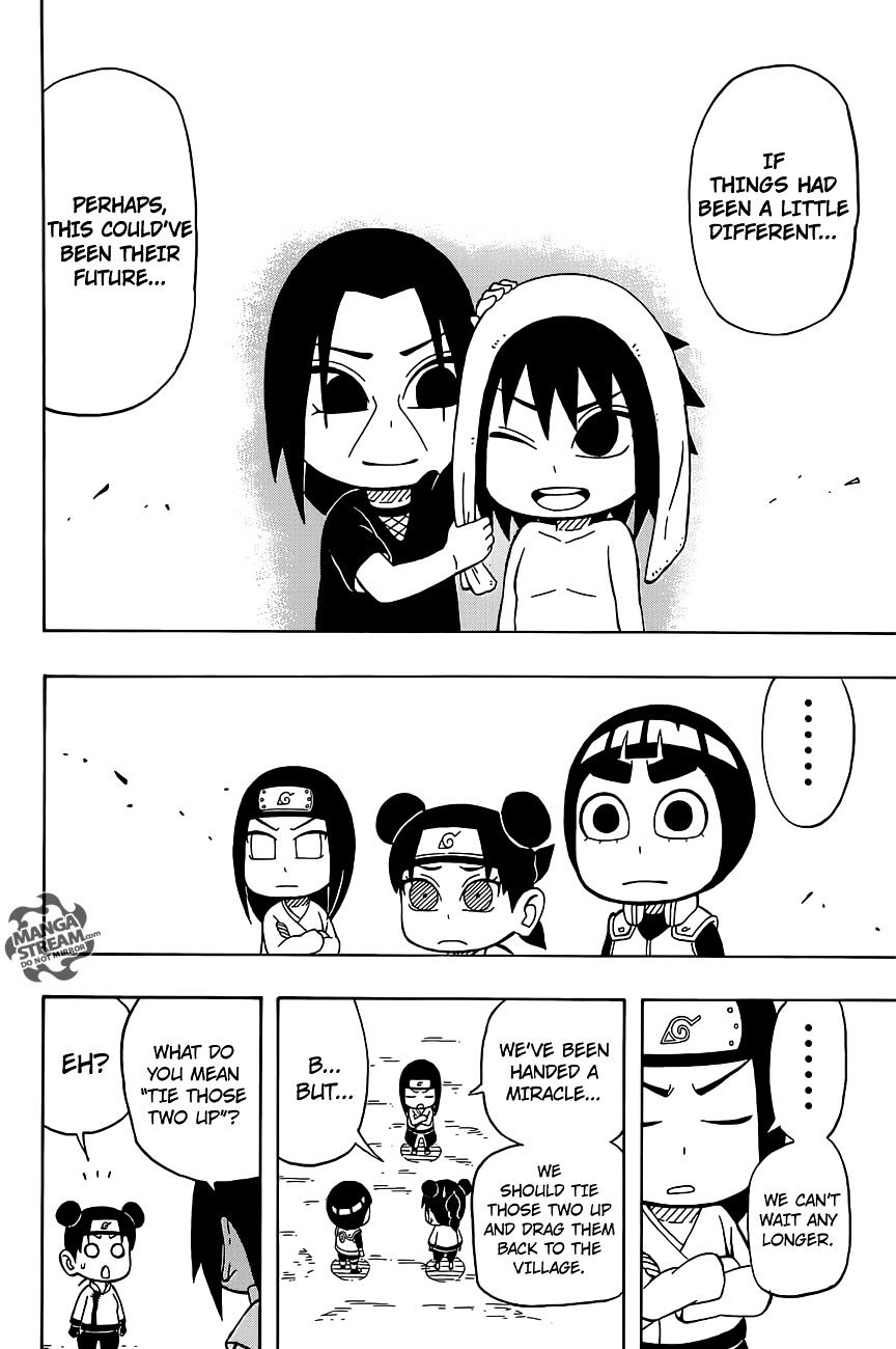 Rock Lee no Seishun Full-Power Ninden Chapter 33 page 19 - Chapter 33: Sasuke and Itachi