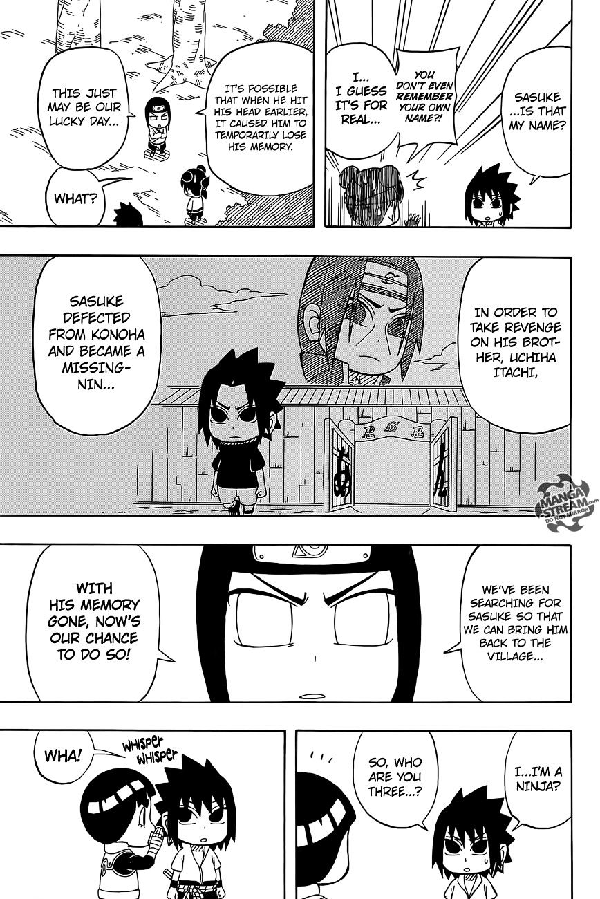 Rock Lee no Seishun Full-Power Ninden Chapter 33 page 6 - Chapter 33: Sasuke and Itachi
