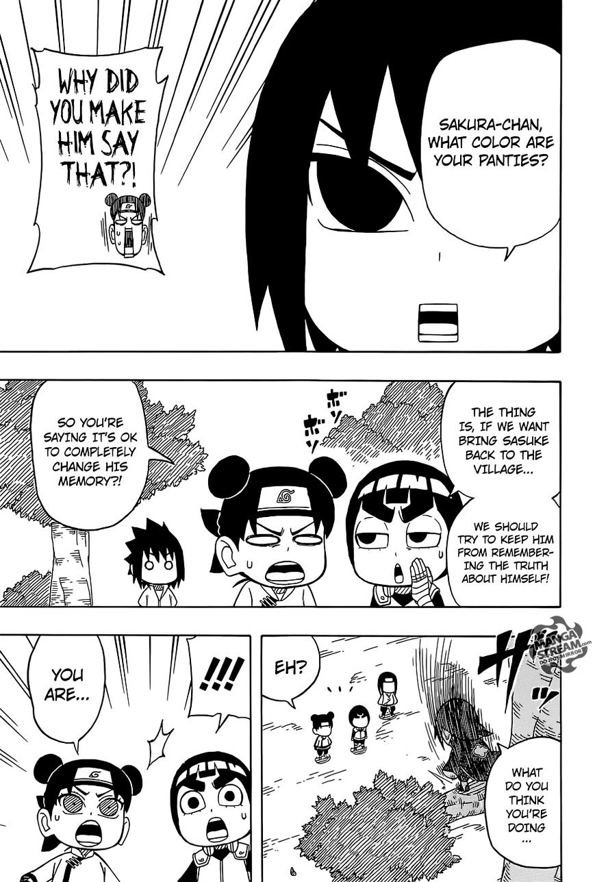 Rock Lee no Seishun Full-Power Ninden Chapter 33 page 8 - Chapter 33: Sasuke and Itachi