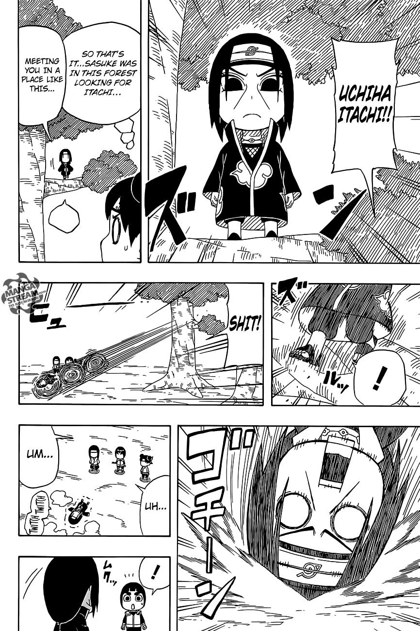 Rock Lee no Seishun Full-Power Ninden Chapter 33 page 9 - Chapter 33: Sasuke and Itachi