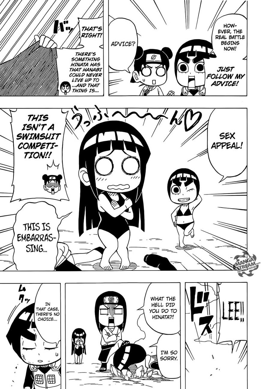 Rock Lee no Seishun Full-Power Ninden Chapter 34 page 13 - Chapter 34: Huuga Hinata Vs. Hyuuga Hanabi!!