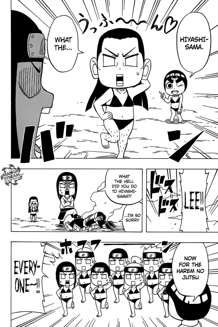 Rock Lee no Seishun Full-Power Ninden Chapter 34 page 14 - Chapter 34: Huuga Hinata Vs. Hyuuga Hanabi!!